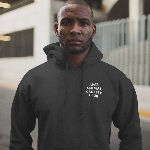 Anti Animal Cruelty Club | Organic Hoodie - theplantnation