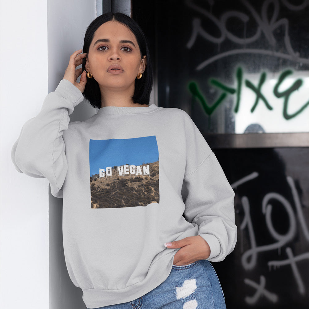 Go Vegan | Organic Sweatshirt - theplantnation