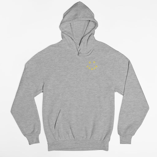 Go Vegan Smiley | Organic Hoodie - theplantnation
